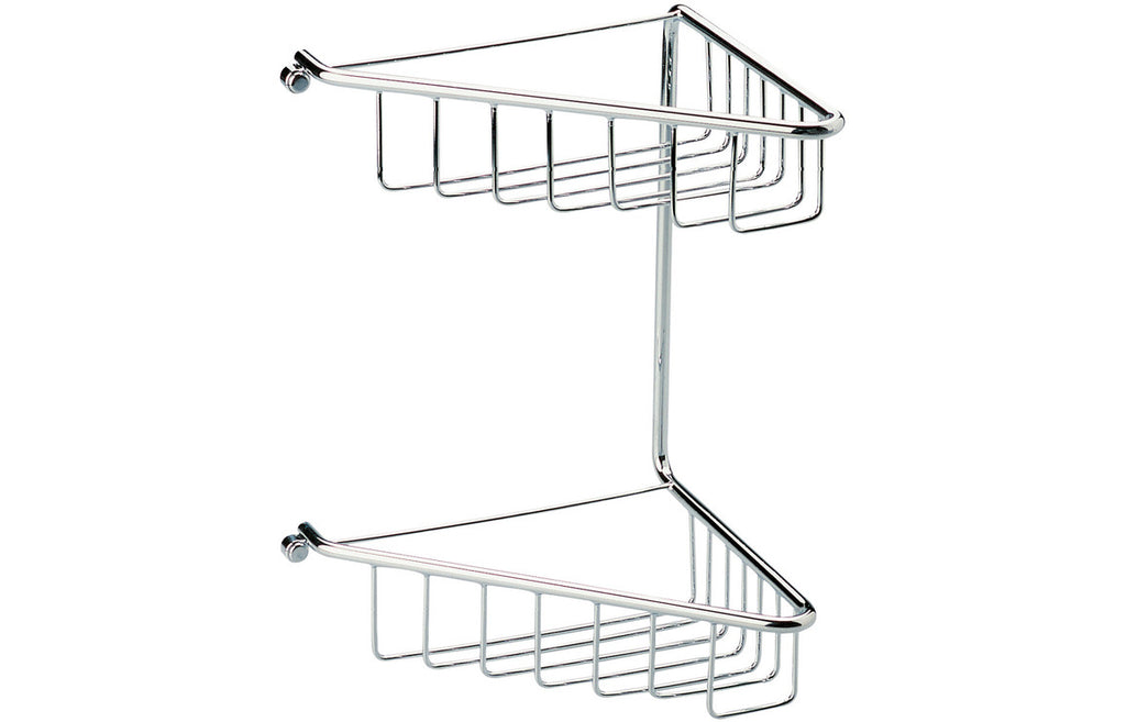HOTT101697 - Dianna 2-Tier Corner Shower Caddy - Chrome image