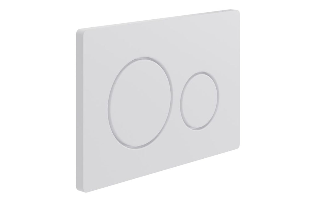 HOTT109019 - Round Push Button Flushplate - White image