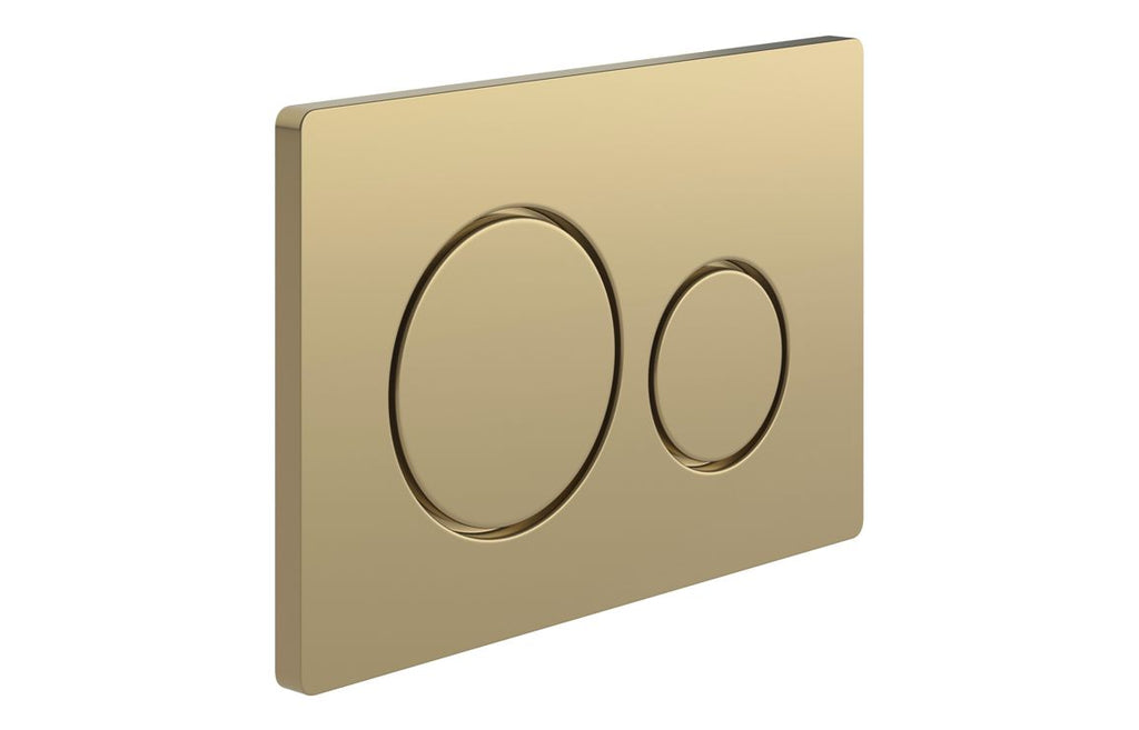 HOTT109023 - Round Push Button Flushplate - Brushed Bronze image