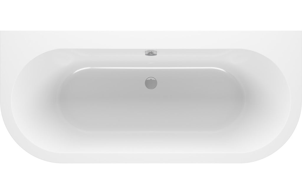 HOTT105668 - Dover Back To Wall 1700x750x600mm 0TH Bath w/Legs image