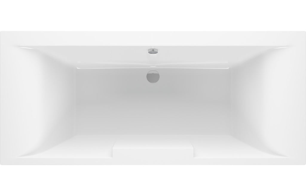 HOTT105670 - Sandyford Deluxe Square Double End 1700x750x550mm 0TH Bath w/Legs image