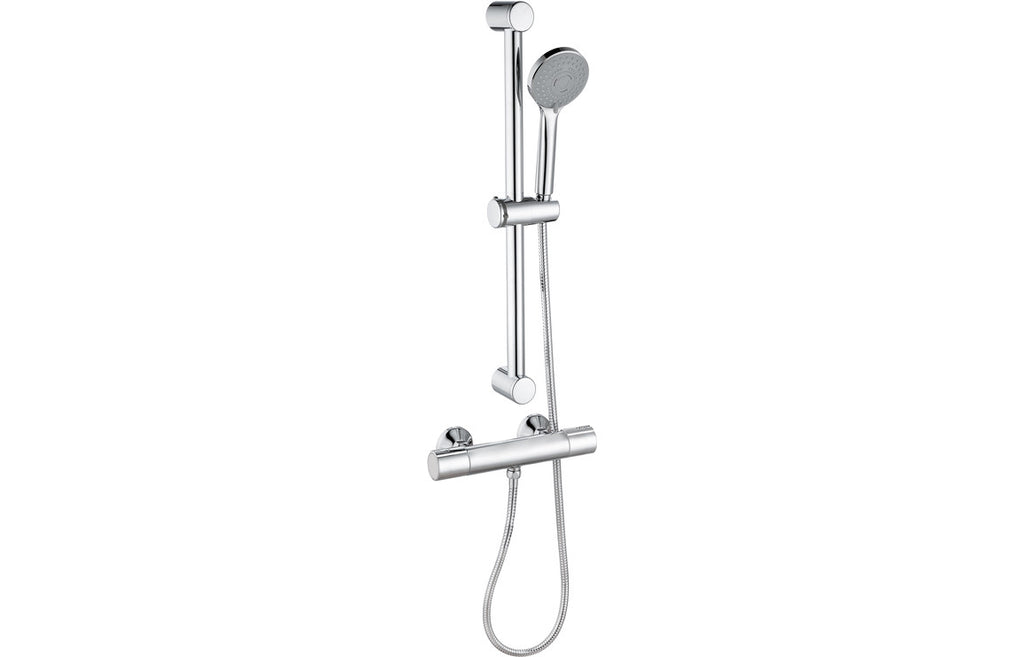 HOTT105587 - Garda Cool-Touch Thermostatic Bar Mixer Shower - Chrome image