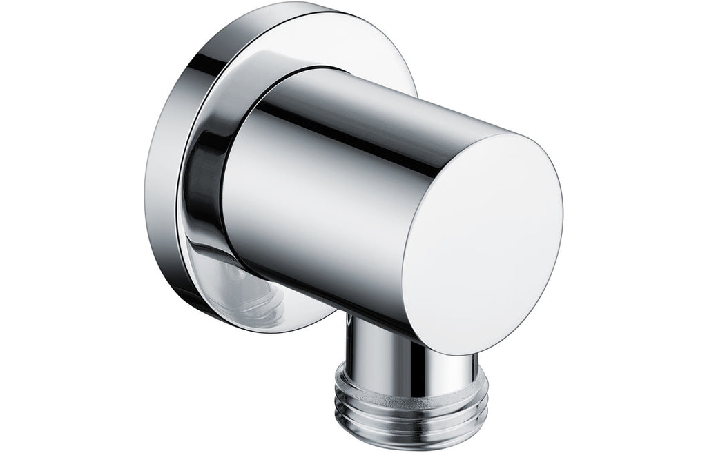 HOTT105876 - Round Wall Outlet Elbow - Chrome image