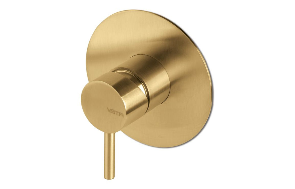 DICM0840 - Vema Tiber Single Outlet Shower Mixer - Brushed Brass image