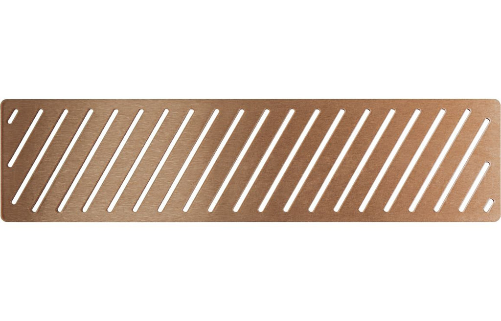HOTT108972 - Linear Tray Waste Cover - Brushed Bronze image