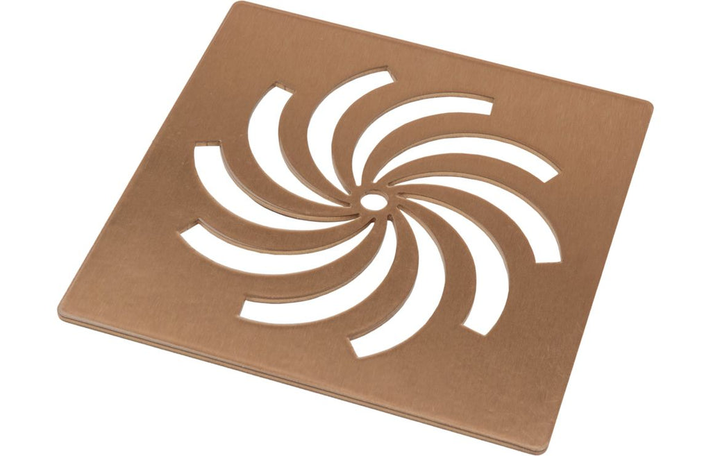 HOTT108971 - Ultra-Slim Tray Waste Cover - Brushed Bronze image