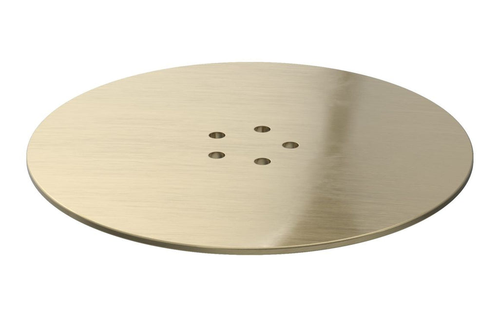 HOTT108974 - Low Profile Tray Waste Cover - Brushed Brass image