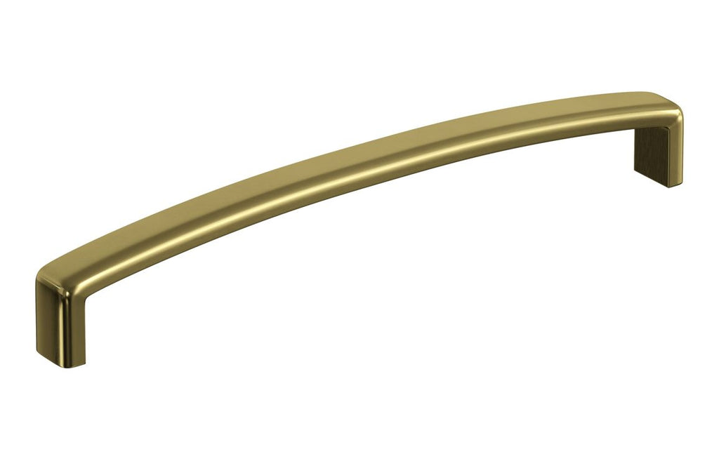 HOTT106213 - 170mm Chunky D-Shape Handle - Brushed Brass image