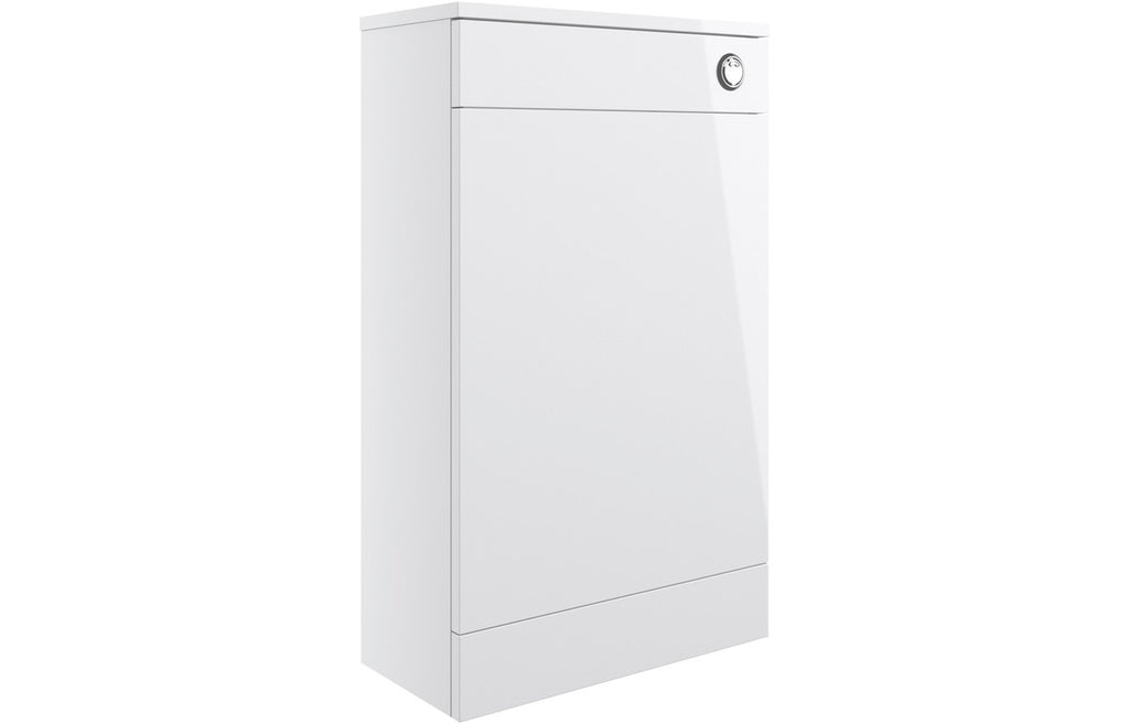 HOTT103308 - Genoa 500mm Floor Standing WC Unit - White Gloss image