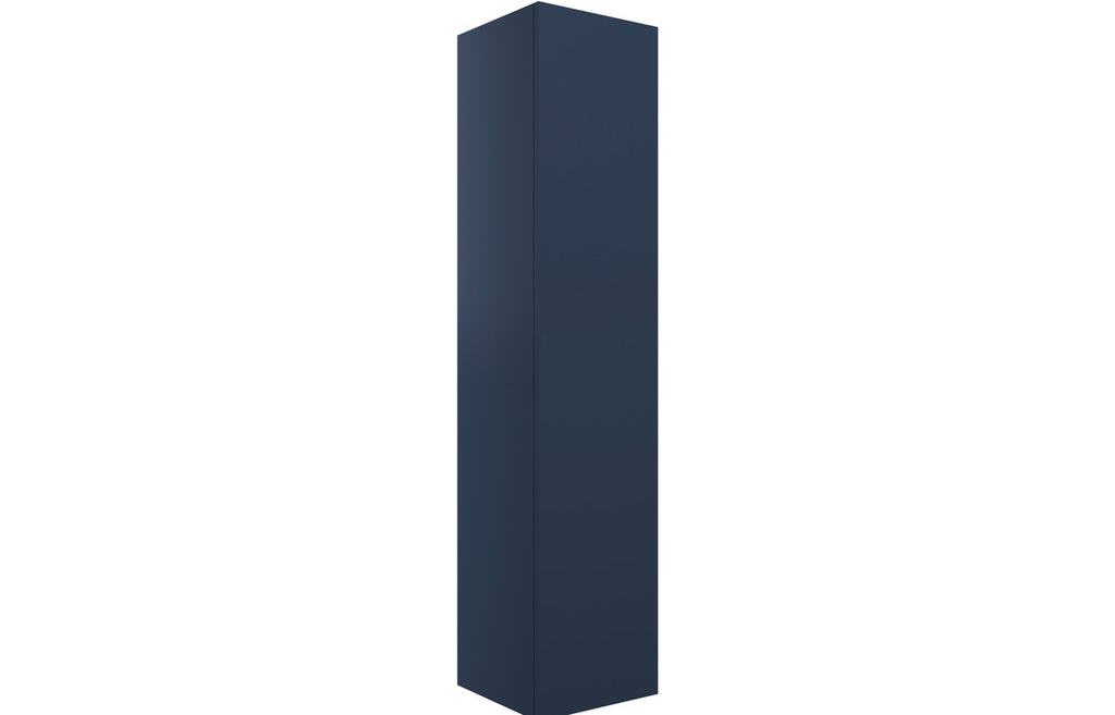 HOTT106206 - Romori 350mm Wall Hung 1 Door Tall Unit - Matt Deep Blue image