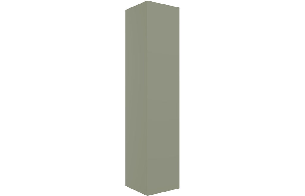 HOTT106970 - Romori 350mm Wall Hung 1 Door Tall Unit - Matt Olive Green image