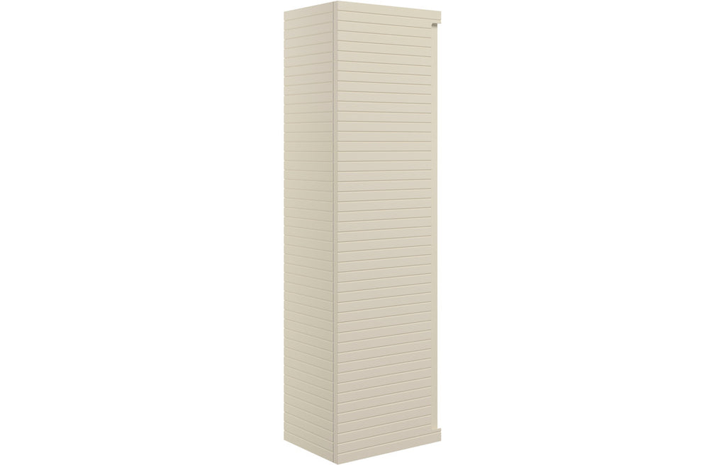 HOTT106927 - Laurie 350mm Wall Hung 1 Door Tall Unit - Matt Cotton image