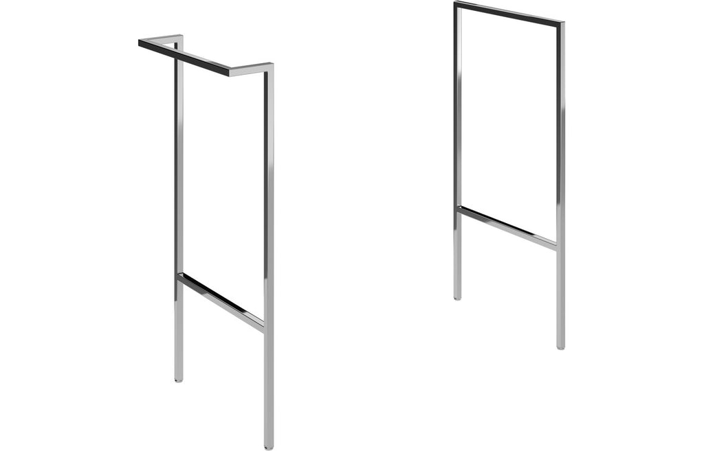 HOTT106875 - Romori Optional Frame with Integrated Towel Rail - Chrome image