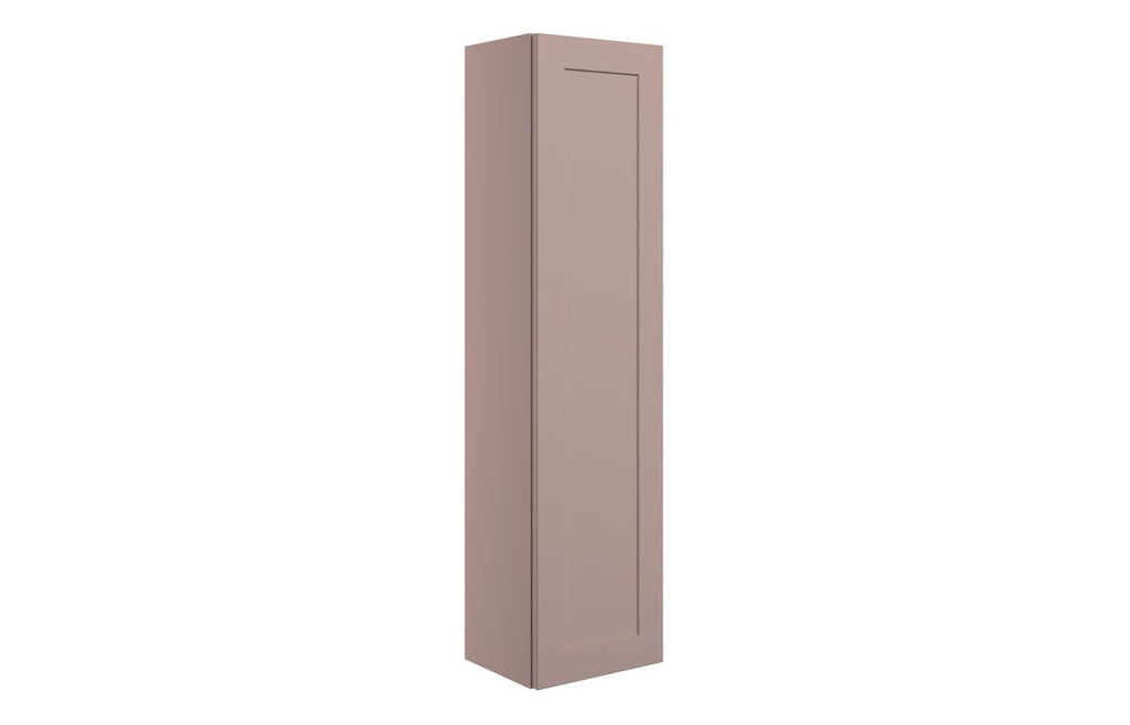 HOTT108525 - Jackson 300mm Wall Hung 1 Door Tall Unit - Matt Peony image