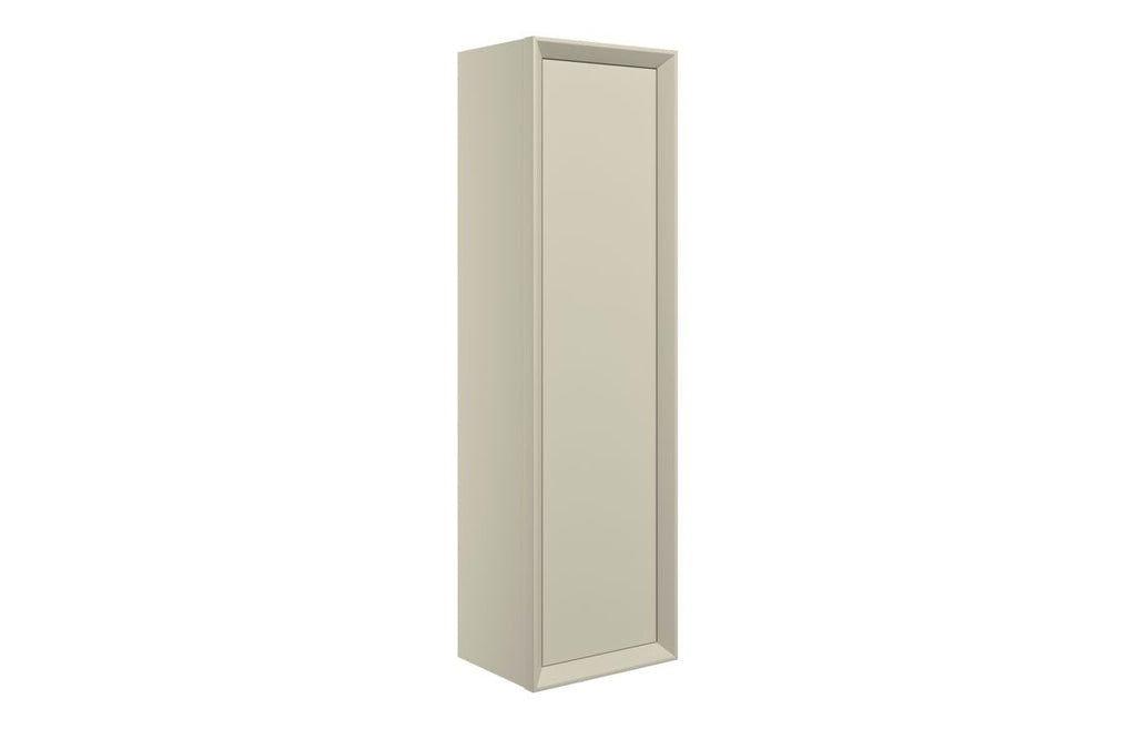 HOTT108478 - Stance 345mm Wall Hung 1 Door Tall Unit - Matt Cotton image