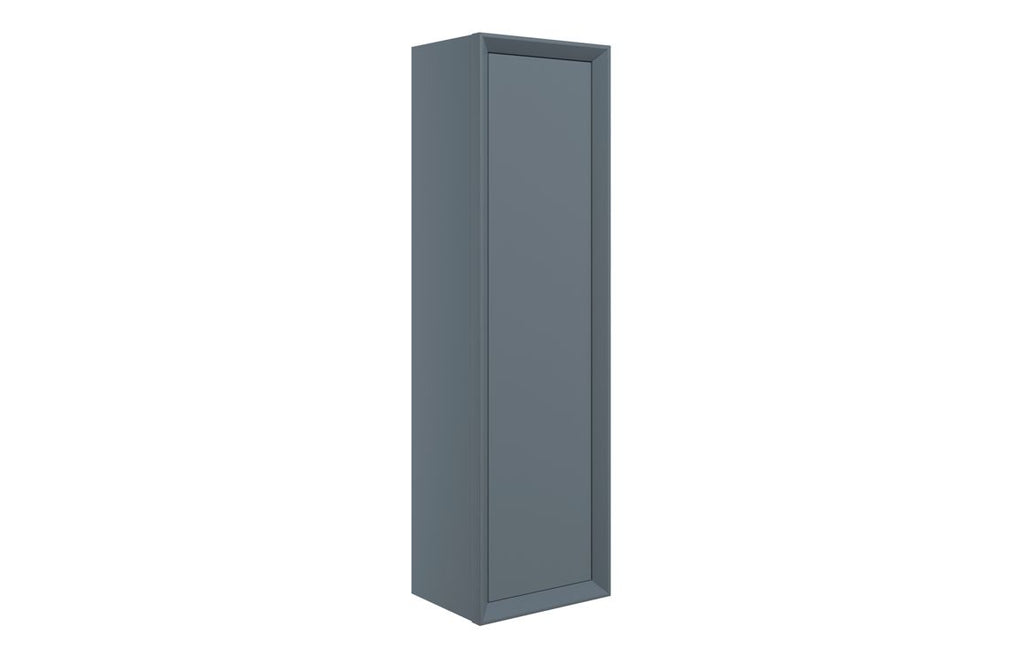 HOTT108480 - Stance 345mm Wall Hung 1 Door Tall Unit - Matt Storm Blue image