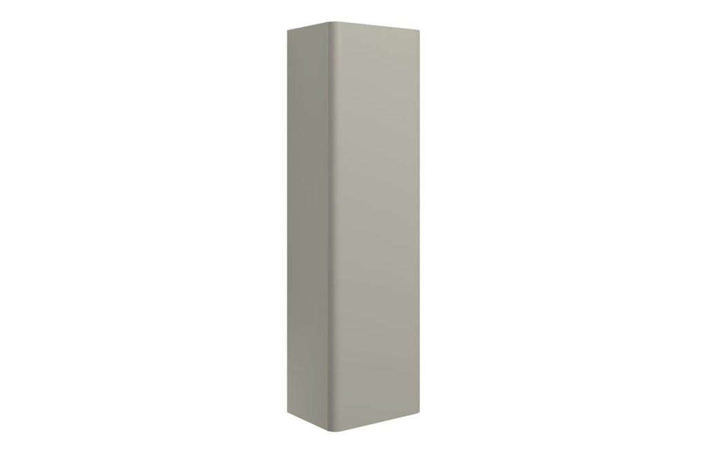 HOTT108925 - Nature 350mm Wall Hung 1 Door Tall Unit - Matt Latte image