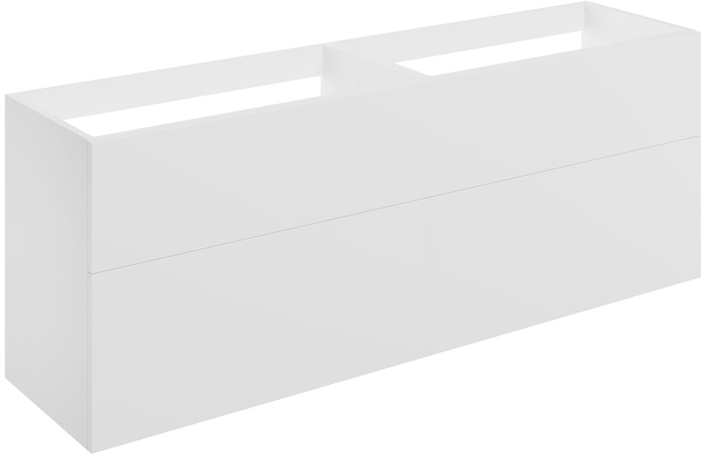 HOTT104070 - Romori 1180mm Wall Hung 4 Drawer Basin Unit (No Top) - Matt White image