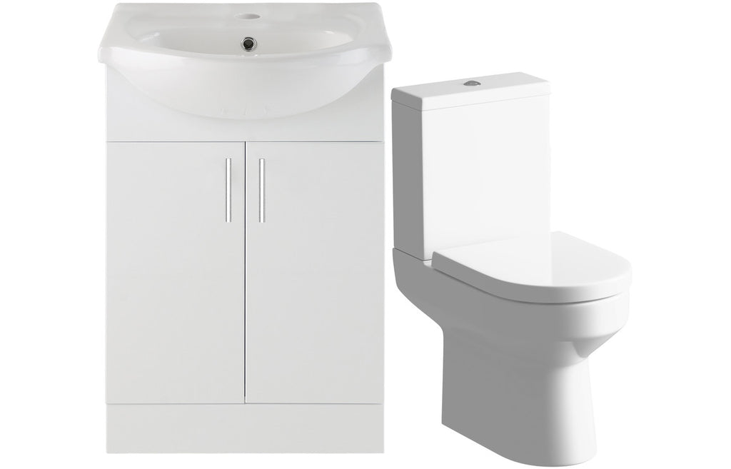 HOTT107167 - Ventro 550mm Vanity & C/C Toilet Pack image