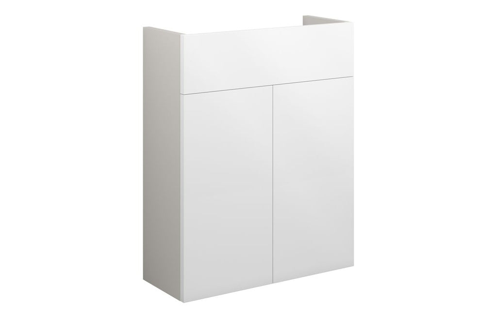 HOTT110398 - Elation 500mm Slim Basin Unit - White Gloss (Grey Cab) image