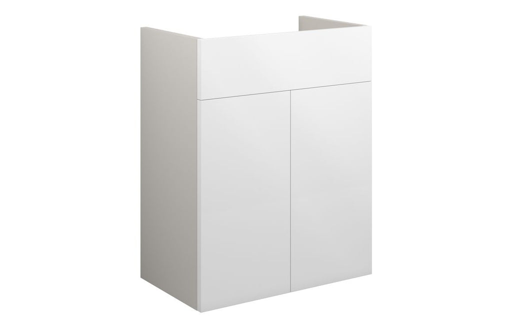 HOTT110401 - Elation 500mm Standard Basin Unit - White Gloss (Grey Cab) image