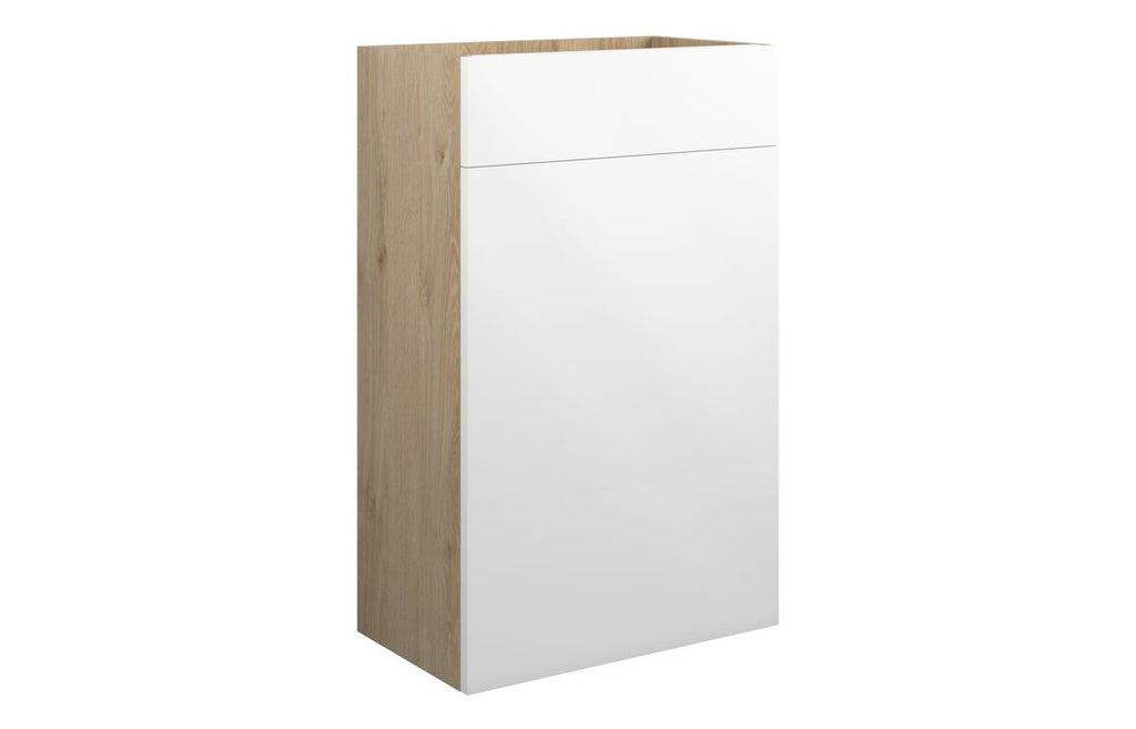 HOTT110414 - Elation 500mm Standard WC Unit - White Gloss (Oak Cab) image