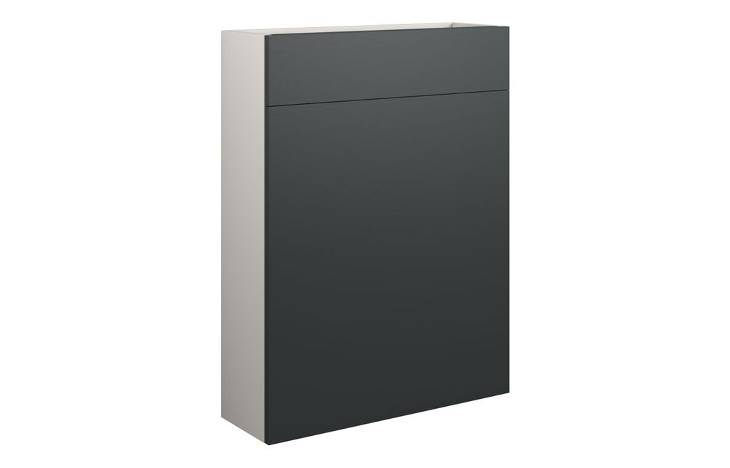 HOTT110487 - Elation 600mm Slim WC Unit - Matt Graphite Grey (Grey Cab) image