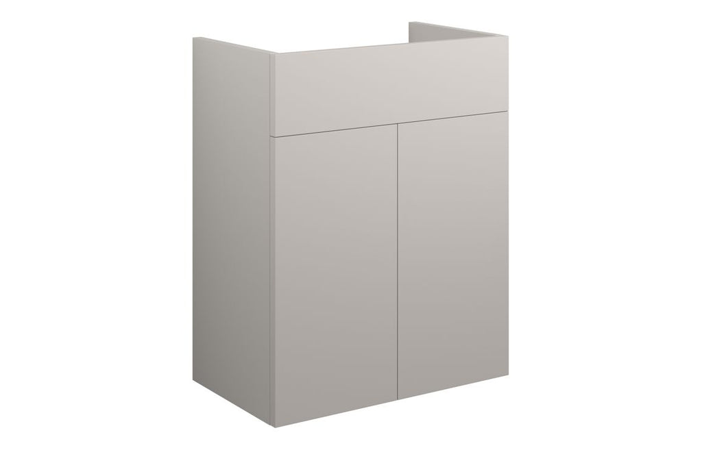 HOTT110543 - Elation 500mm Standard Basin Unit - Matt Dove Grey (Grey Cab) image