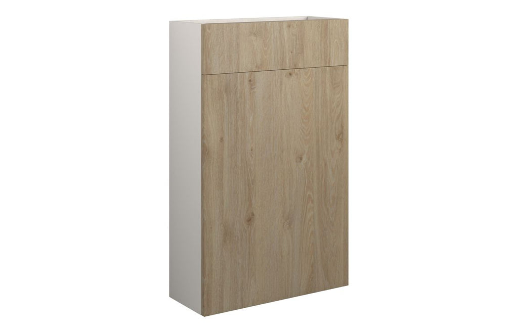 HOTT110623 - Elation 500mm Slim WC Unit - Havana Oak (Grey Cab) image