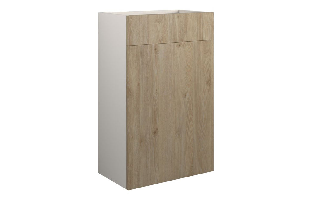HOTT110626 - Elation 500mm Standard WC Unit - Havana Oak (Grey Cab) image