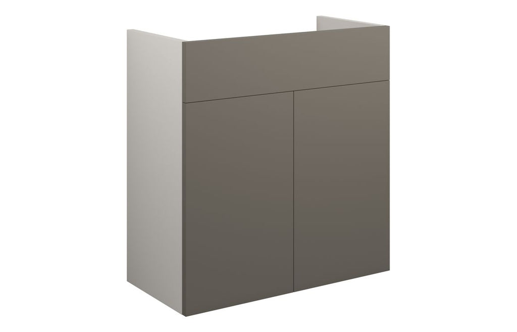 HOTT110691 - Elation 600mm Standard Basin Unit - Matt Stone (Grey Cab) image