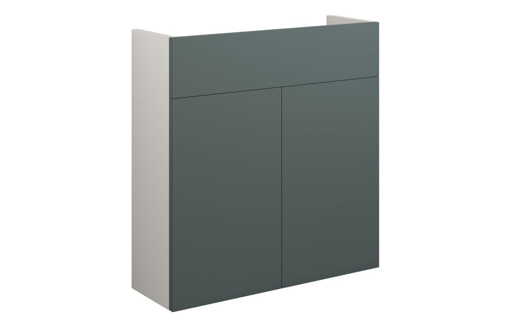 HOTT110759 - Elation 600mm Slim Basin Unit - Matt Green (Grey Cab) image