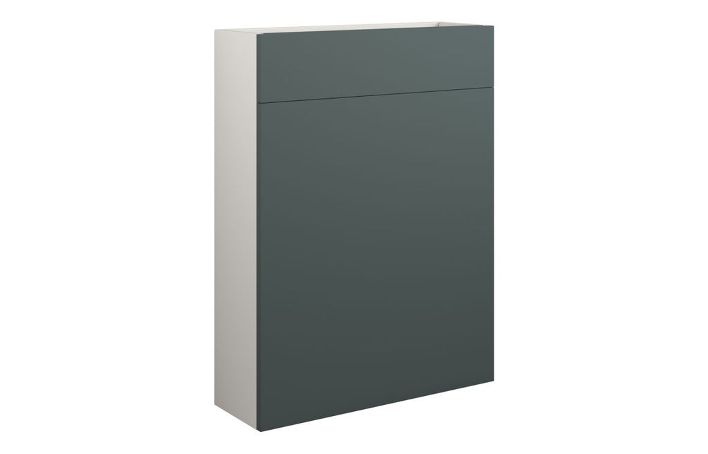 HOTT110771 - Elation 600mm Slim WC Unit - Matt Green (Grey Cab) image