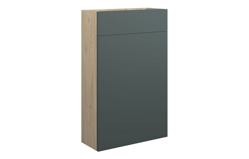 HOTT110766 - Elation 500mm Slim WC Unit - Matt Green (Oak Cab) image