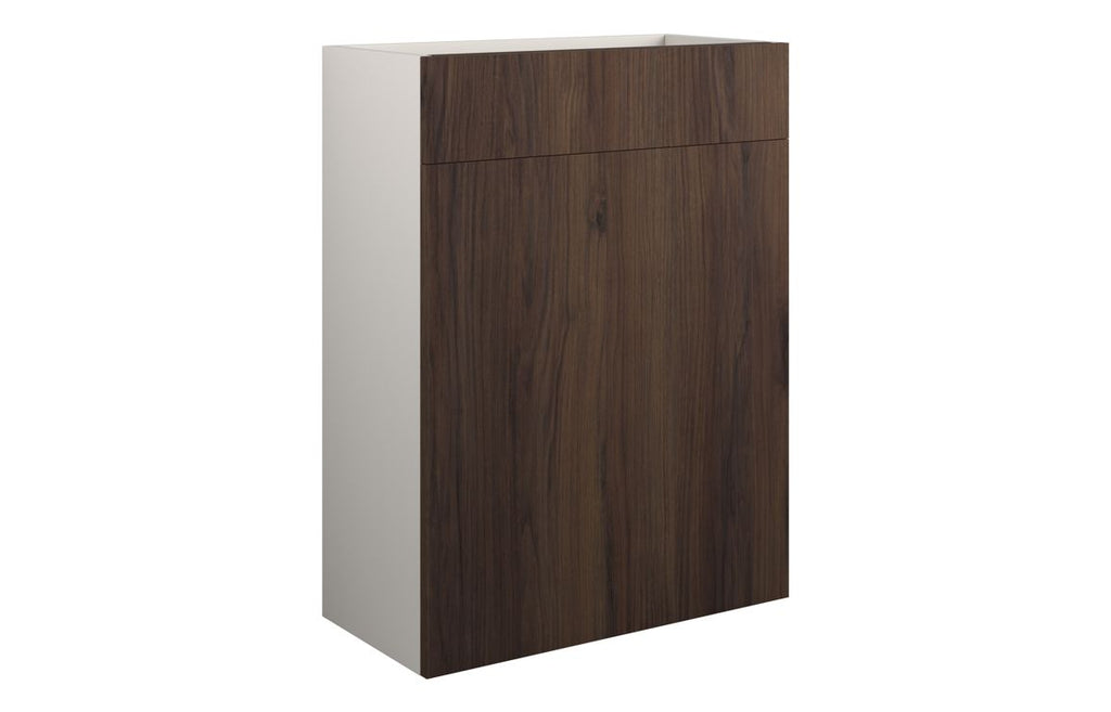 HOTT110845 - Elation 600mm Standard WC Unit - Warm Walnut (Grey Cab) image