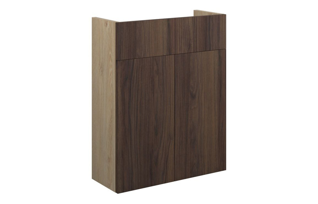 HOTT110825 - Elation 500mm Slim Basin Unit - Warm Walnut (Oak Cab) image
