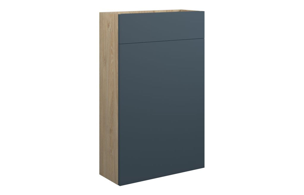 HOTT110908 - Elation 500mm Slim WC Unit - Matt Arley Blue (Oak Cab) image