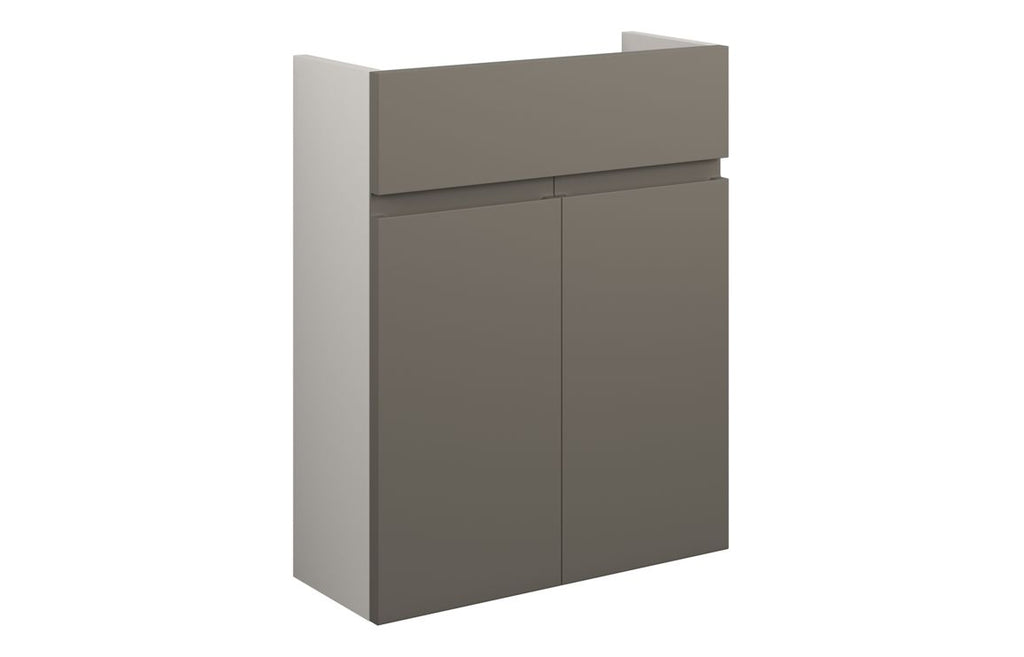 HOTT110185 - J Pull 500mm Slim Basin Unit - Matt Stone (Grey Cab) image