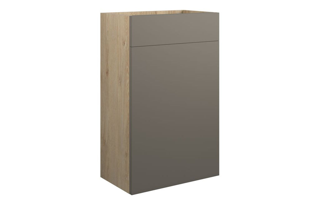 HOTT110201 - J Pull 500mm Standard WC Unit - Matt Stone (Oak Cab) image