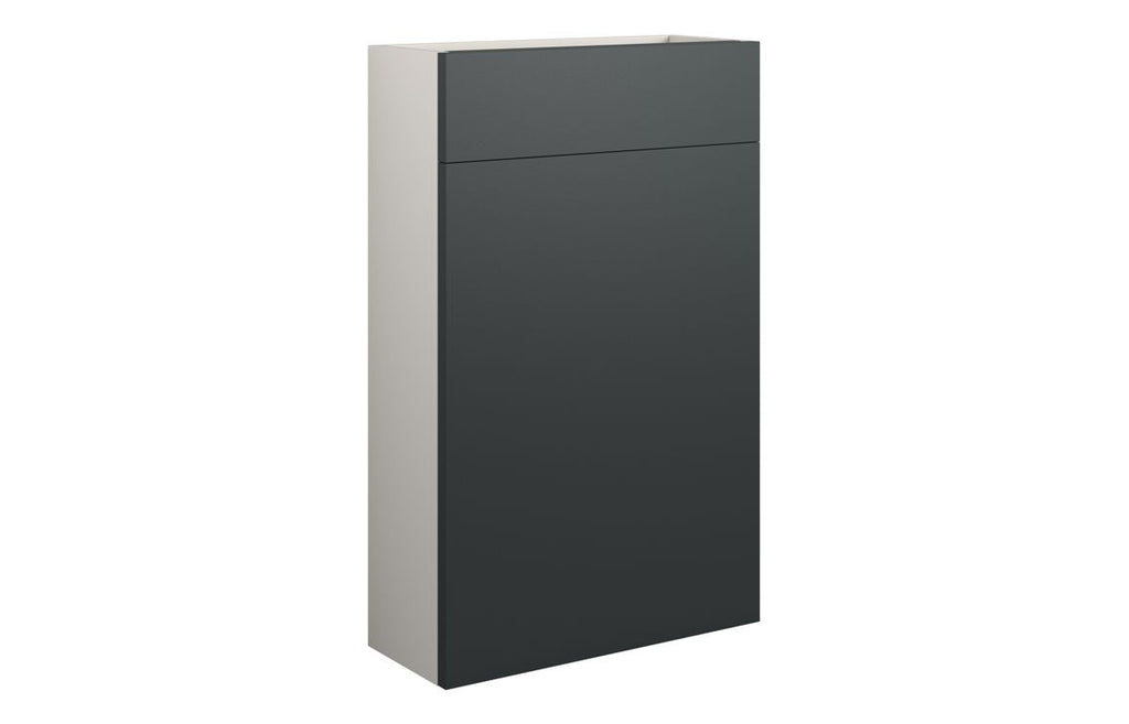HOTT110055 - J Pull 500mm Slim WC Unit - Matt Graphite Grey (Grey Cab) image