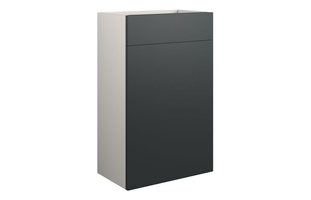 HOTT110058 - J Pull 500mm Standard WC Unit - Matt Graphite Grey (Grey Cab) image