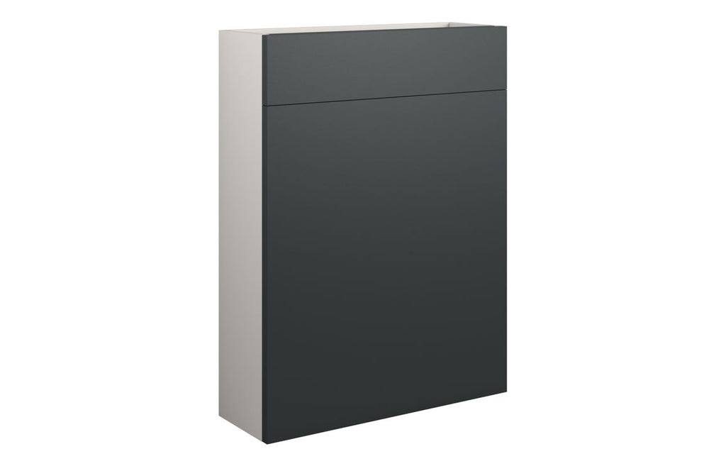 HOTT110061 - J Pull 600mm Slim WC Unit - Matt Graphite Grey (Grey Cab) image