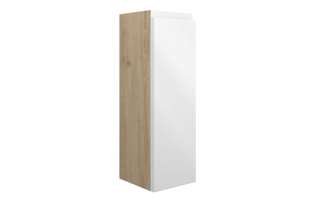 HOTT109955 - J Pull 200mm Slim Base Unit - White Gloss (Oak Cab) image