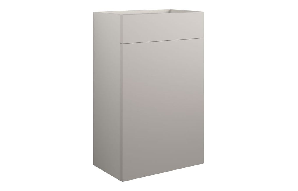 HOTT110129 - J Pull 500mm Standard WC Unit - Matt Dove Grey (Grey Cab) image