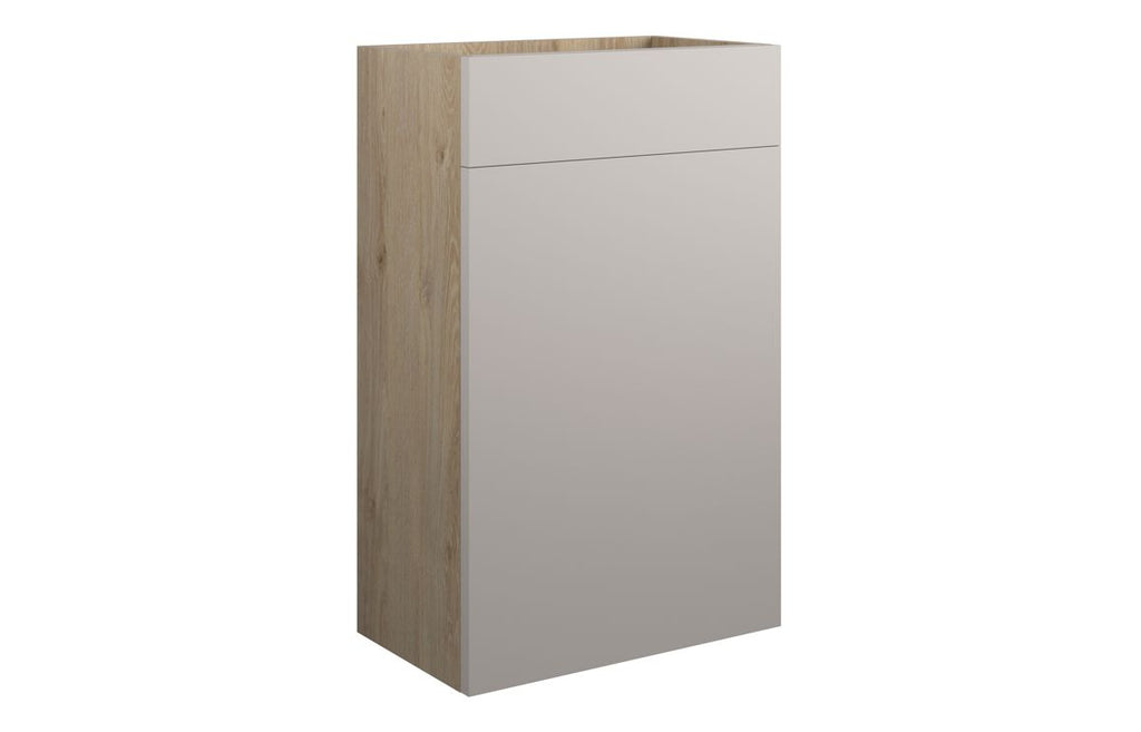 HOTT110130 - J Pull 500mm Standard WC Unit - Matt Dove Grey (Oak Cab) image