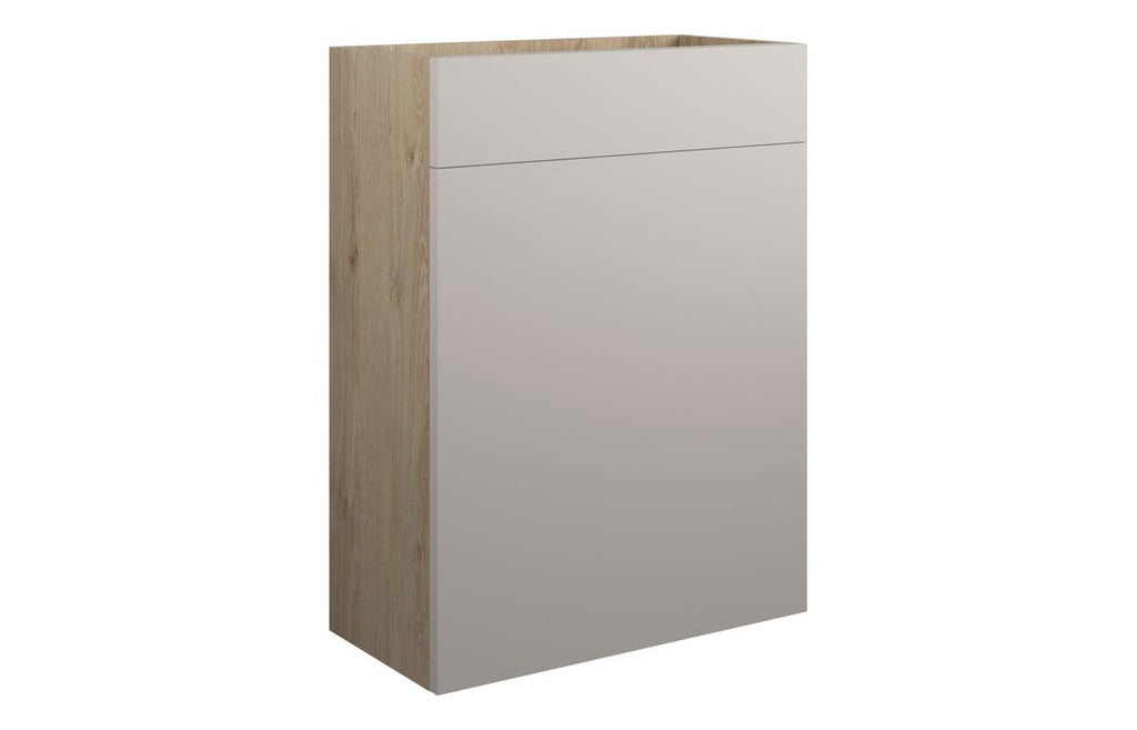 HOTT110136 - J Pull 600mm Standard WC Unit - Matt Dove Grey (Oak Cab) image