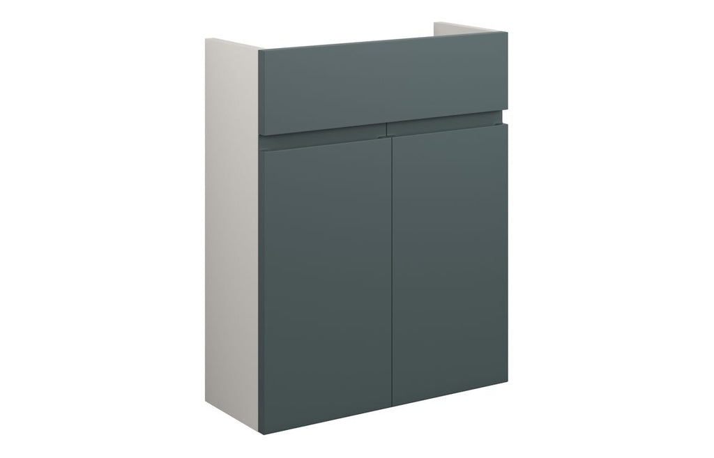 HOTT110256 - J Pull 500mm Slim Basin Unit - Matt Green Camo (Grey Cab) image