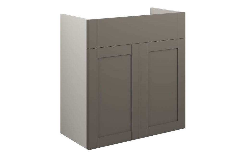 HOTT111117 - Traditions 600mm Standard Basin Unit - Matt Stone (Grey Cab) image