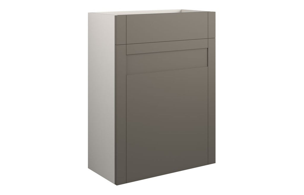 HOTT111129 - Traditions 600mm Standard WC Unit - Matt Stone (Grey Cab) image