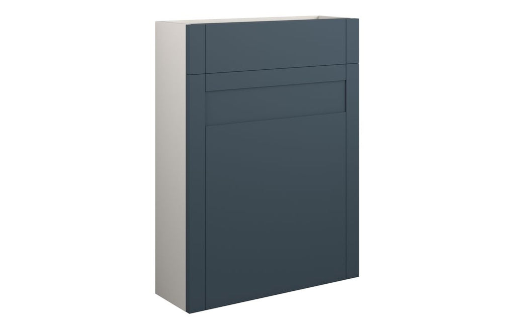 HOTT111268 - Traditions 600mm Slim WC Unit - Matt Arley Blue (Grey Cab) image
